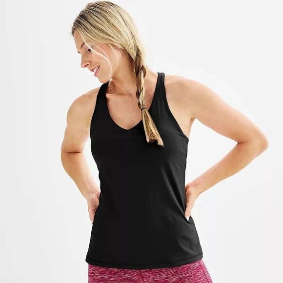 Tek Gear Ultrastretch Built In Bra Racerback Tank Top - Picture 1 of 4